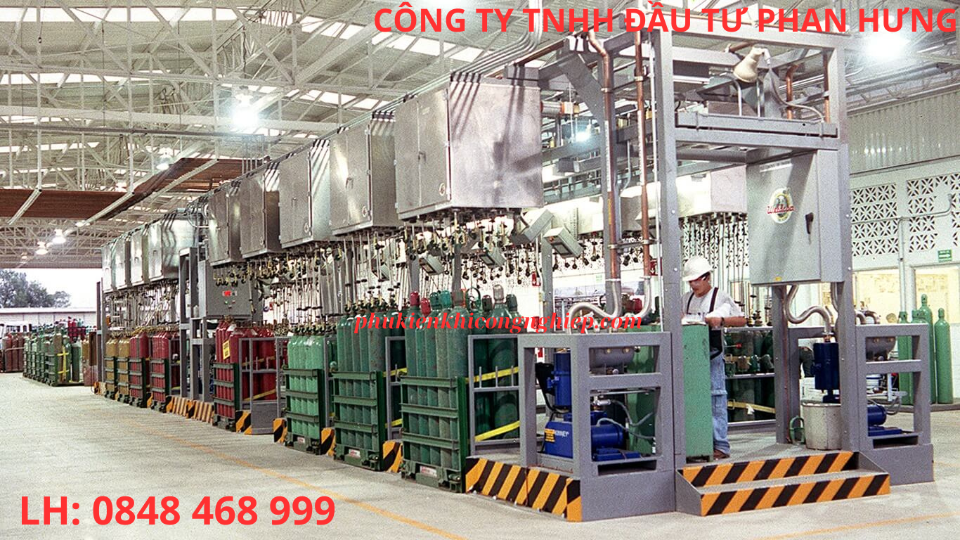 giá đỡ bình khí