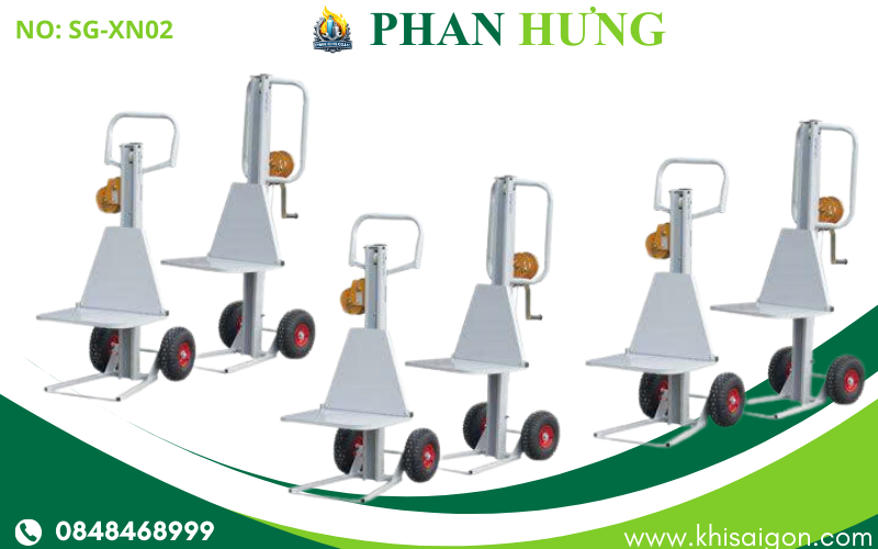 Xe Nâng Có Lắp Tời Tay Tải Trọng 150kg (3)