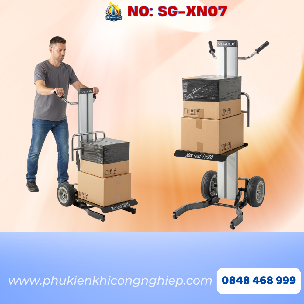 Xe Nâng Hàng Gọn Nhẹ Tời Tay 