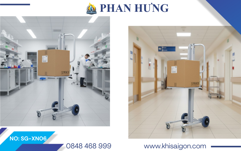 Xe Nâng Hàng Tời Tay Cao 1550mm (2)
