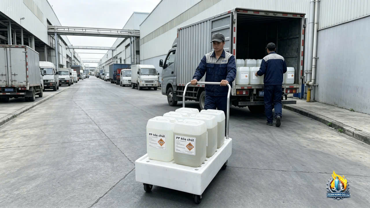 Vận Chuyển Vào Kho Xưởng